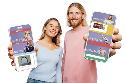 Koppel met smartphone Be One app